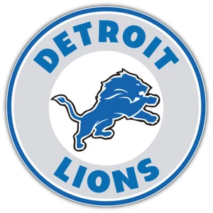 Detroit Lions NFL Sport Combo Logo Auto Stoßstange Aufkleber Aufkleber "GRÖSSEN" - Bild 1 von 1