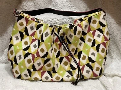 Stephanie Johnson Cartera con Cordón Bolso de Hombro Cartera Algodón Tribal Batik Foto 1 de 4