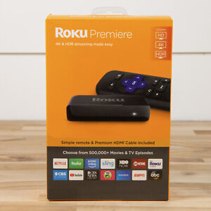 Roku Premiere - 7ma generación - 3920R - reproductor multimedia de transmisión 4K - caja abierta