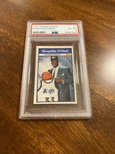 1992-93 PANINI STICKER RC ROOKIE SHAQUILLE O’NEAL PSA 4 #1 SHAQ MAGIC, LAKERS