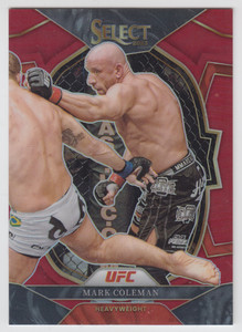 2023 PANINI SELECT UFC MARK COLEMAN /175 RED PRIZM #175 HEAVYWEIGHT