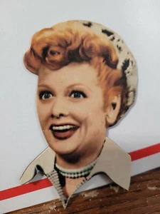 I LOVE LUCY SMILING LUCY HEAD SHOT Cutout Magnet Lucille Ball 4.5" x 2.75" - Picture 1 of 1