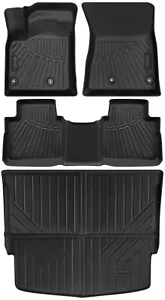 TAPETES DE CARGA PARA 2021 22-2023 NISSAN ROGUE TODO CLIMA TAPETES DE CARGA REVESTIMIENTO MALETERO 4 PIEZAS - Imagen 1 de 18