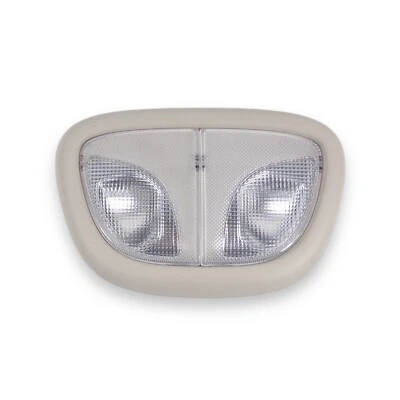 2013-2016 Dodge Dart & Chrysler 200 Ivory Overhead Rear Dome Roof Map Light - Image 1 of 4
