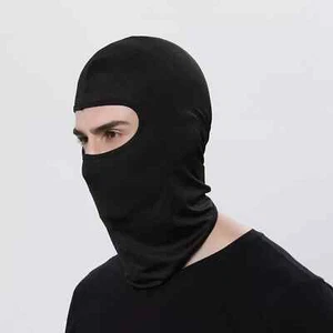 Sturmhaube Vollgesichtsmaske Herren Damen Radfahren Ski Winter Warm Hals Schwarz Motorrad - Bild 1 von 4