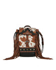 Moschino Western Embellished Fringe Backpack