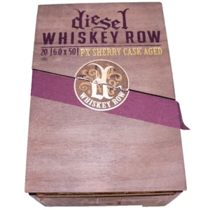 Diesel Whiskey Row Rabbit Hole PX 6 x 50 Empty Wooden Cigar Box 6.5x4.5x3.75 - Imagen 1 de 7