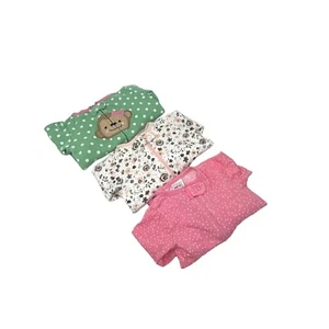 Dormitorios para bebé niña en rosa, verde y crema floral - talla 0-3 M y 3 M - Imagen 1 de 8