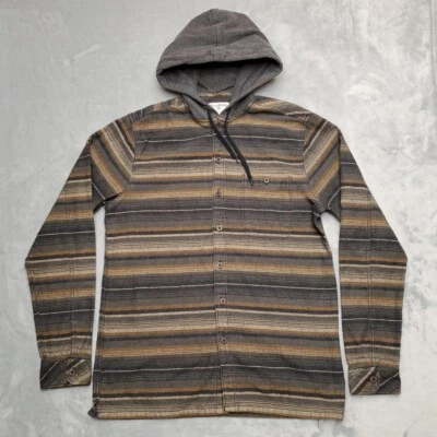 Billabong Sudadera con Capucha Para Hombres Grande Verde Baja Camisa de Franela con Capucha Surf Patín Playa  Foto 1 de 4