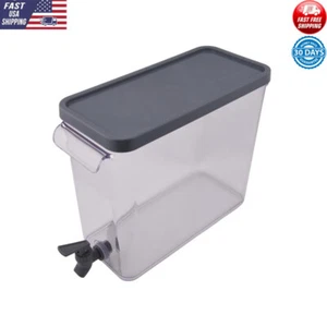 Acrylic 2 Gallon Slim Fridge Dispenser BPA Free Durable Indoor Outdoor Use - Picture 1 of 7