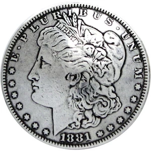 RealLeather Crafts BC1932-01 Morgan Dollar Concho w/ Screw Back  - Picture 1 of 3