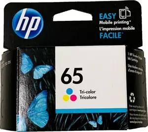 Neu Original HP 65 Farben Tintenpatrone DeskJet Tasche 2620 2624 - Bild 1 von 3