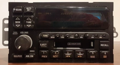 Delco Electronics AM-FM Car Radio and Cassette Tape Player FOR PARTS ONLY - Image 1 of 4