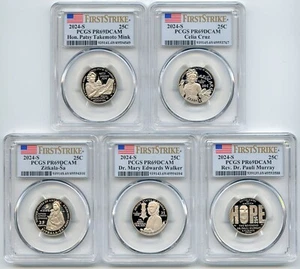 2024 S 25C Clad Women's Quarter Set PCGS PR69DCAM First Day of Issue - Picture 1 of 1