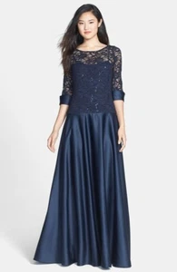 JS Collections Embellished A-Line Gown (Size 8) - Picture 1 of 3