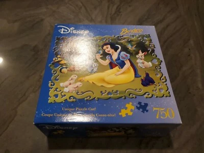 Disney Borders Woodland Friends Snow White 750 Puzzle New Shaped Mega Puzzles - Image 1 of 4