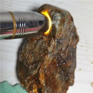 Muestra áspera faceta corindón zafiro azul natural sin calefacción 482 g Z498 - Imagen 1 de 10