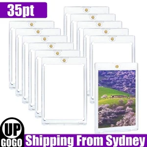 Magnetic Card Display Holder Protector 35pt Hard Card Holder Trading Card Holder - Picture 1 of 12