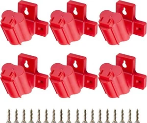6 Packs Tool Holder Mount for Milwaukee 12V Drill Tool Hanger Power Tool Storage - Picture 1 of 6