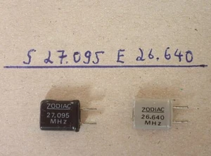Quarzpaar 27.095 Mhz / 26.640 Mhz Kanal 14 RC Fernsteuerung geprüft + CB K 11 A - Bild 1 von 2