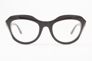 Rare Authentic Balenciaga BA 5076 001 51mm Black Cat Eye Frames Glasses Italy - Picture 1 of 5