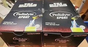 (2) 80ct Pedialyte Sport Electrolyte Powder Packets Hydrate 160T Punch OOD 2/25 - Picture 1 of 4