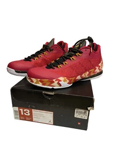 Nib Jordan CP3 VIII Christmas Nike Cardinal Red Bronze Basketball Shoes Sz 13 - Picture 1 of 24