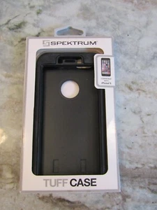 FUNDA SPECTRUM TUFF - HECHA PARA iPHONE 6 - NEGRA - Imagen 1 de 4