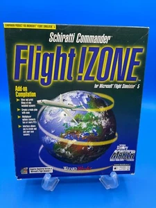 Schiratti Commander FLIGHT ZONE Flight Simulator 5 (PC CD-ROM, 1995) - Picture 1 of 16