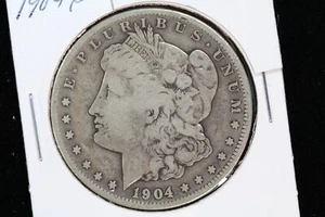 1904-S Morgan Dollar VG 31O7 - Picture 1 of 4