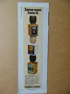 1980 ENGLISH LEATHER After Shave Cologne Some Men Have It vintage art print ad - Picture 1 of 1
