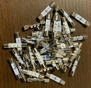 50 neue kühle blaue 8 V Sicherungslampe LED Glühbirnen für Marantz Sansui Pioneer Kenwood - Bild 1 von 2