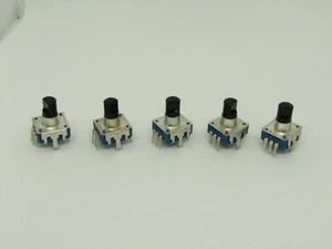 5x Pack Rotary Encoder 360 Degree EC12 RE12 Audio Coding 5 Pins 24 Position Push - Picture 1 of 11