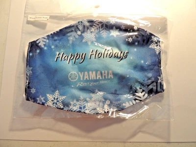 Yamaha Revs Your Heart Happy Holidays Face Mask (T-1) - Image 1 of 2