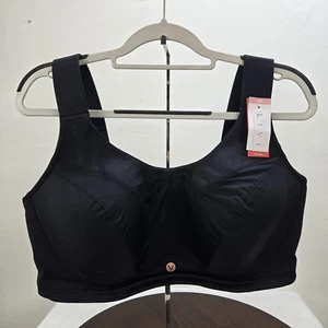 Livi Sport BH 44F Schwarz Max Support Active High Impact Bügel Schnelltrocknend - Bild 1 von 17