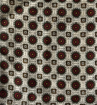 White Black Foulard Ascot Cravat Italy - Image 1 of 4