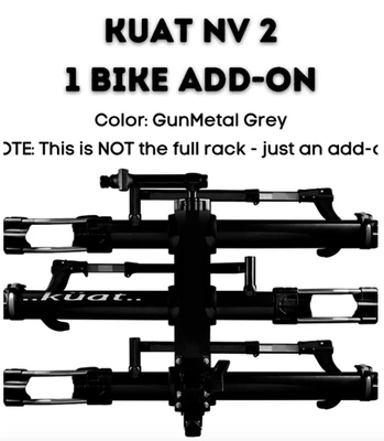 NV основание 2.0 надстройка, 2 велосипеда, черный - Изображение 1 из 4