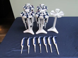 Rainin PipetLite XLS LTS Komplettset 7 Pipetten mit Ständer L-2 ~ L-1000 - Bild 1 von 20