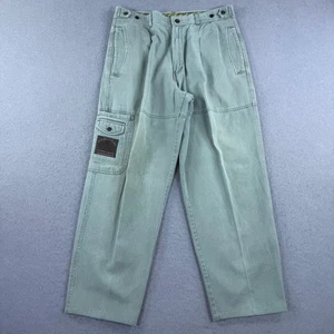 VTG Bugle Boy Mountain Patrol Cargo Pant Green Size 34 (33x28) Utility Outdoors - Picture 1 of 15