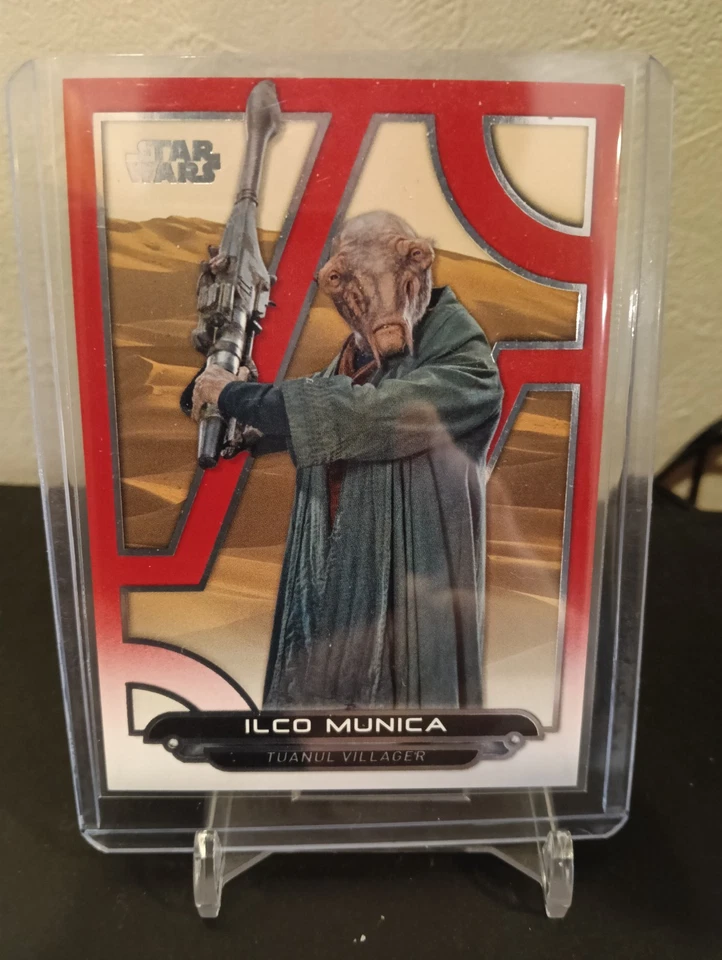 topps Galactic files Ilco Munica card 1/1 red - Image 1 of 2