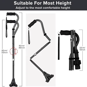 LIXIANG Walking Cane for Women for Stability Seniors Balance - Picture 1 of 8