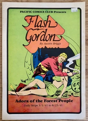 Pacific Comics Club Flash 1981 Gordon Adora of the Forest People Daily Strips Foto 1 de 2