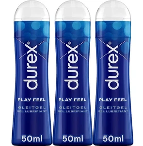 Durex Feel Pleasure Lube Water Based Adult Sex Lubricant 50ml - Pack of 3 - Picture 1 of 6