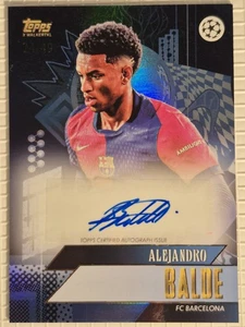 2024-25 Topps Gold UEFA Club Competitions Alejandro Balde /49 FC Barcelona - Bild 1 von 2