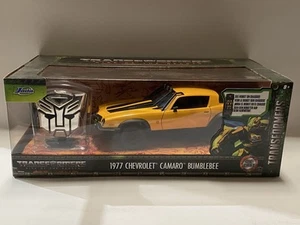 1:24 Transformers Chevrolet Camaro Bumblebee 1977 Jada Toys diecast coche metal - Imagen 1 de 3