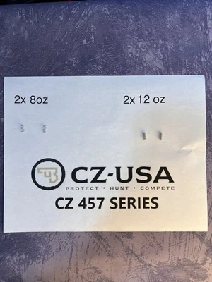 Rifle serie CZ 457, juego de resorte reductor de tirón de gatillo, 8 oz y 12 oz+, todos los calibres Foto 1 de 4