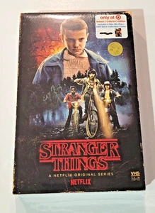 STRANGER THINGS Blu-Ray+DVD Season 1 Collector’s Edition TARGET VHS Box - NEW - Picture 1 of 5