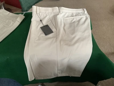 G/FORE Khaki Flat Front Golf Shorts - Size 38” - Image 1 of 4