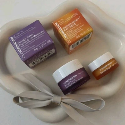 2шт Ole Henriksen банан яркий 3 мл + мгновенное свечение и пептид повышение увлажняющий крем 7 мл - Изображение 1 из 4
