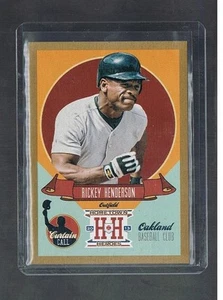 RICKEY HENDERSON #CC8 Athletics curtain call Gold 2013 panini Hometown Heroes - Picture 1 of 1